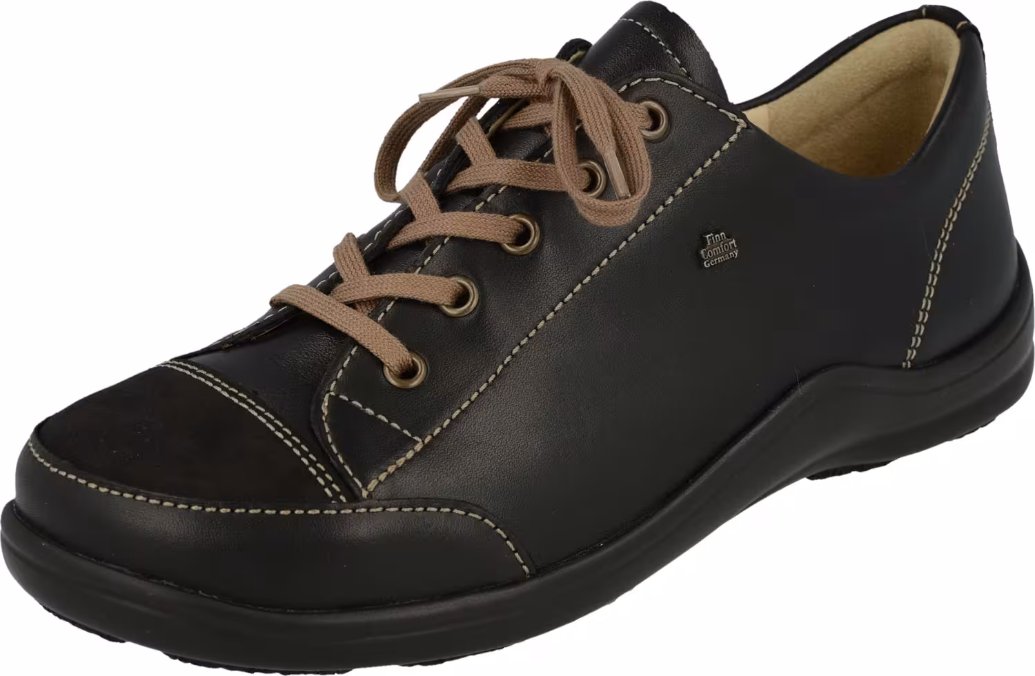 Finn Comfort - Damen-Halbschuh SOHO - Schwarz/NappaSeda/Buggy