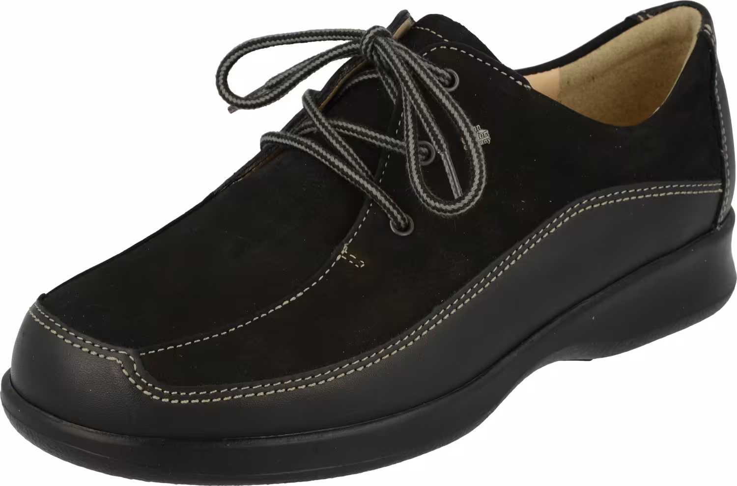 Finn Comfort - Damen-Halbschuh ACAPULCO - Schwarz/NappaSeda/Nubuk