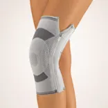 Kniebandage GenuZip silber Rechts