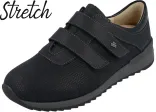 Finn Comfort - Damen-Halbschuh IVREA (Finn-Stretch) - Schwarz/Neronestretch/Nuri/Knautschlack