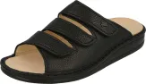 FinnComfort - Unisex-Pantolette KORFU - Schwarz/Bison