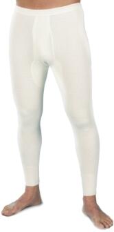 Medima Classic - Herren-Hose (lang, mit Eingriff) 50% Angora - Weiß
