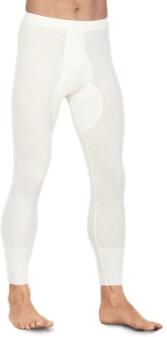 Medima Classic - Herren-Hose (lang mit Eingriff) 40% Angora - Weiß, Haut