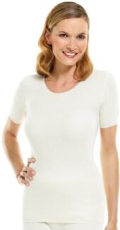 Medima Classic - Damen-Unterhemd (halbarm) 50% Angora - Weiß