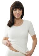 Medima Classic Damen-Hemd 1/4 Arm 100% Angora weiß