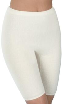 Medima Classic - Damen-Schlüpfer (lang) 50% Angora - Weiß