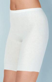 Medima Classic - Damen-Schlüpfer (lang) 20% Angora - Weiß, Schwarz