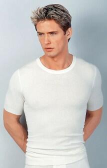 Medima Classic - Herren-Hemd (1/4 Arm) 20% Angora - Weiß, Schwarz, Asphalt