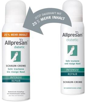 Allpresan Diabetic Intensiv Repair (mir Urea) - Schaum Creme