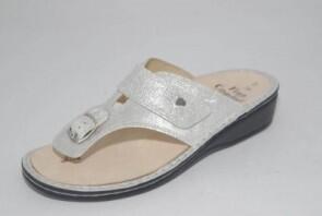FinnComfort Zehensteg-Sandale PHUKET argento