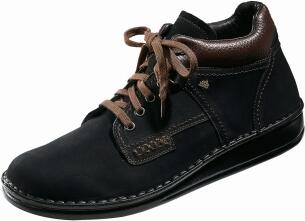 Finn Comfort - Damen- und Herrenstiefel LINZ - Schwarz/Braun/Nubuk/Nevada