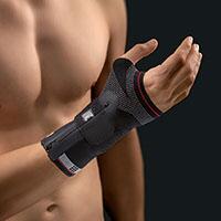 BORT volare Handgelenkbandage mit Reißverschluss - ManuZip LINKS (Schwarz) - X-Large - 05.07.02.0004