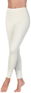 Medima Classic - Damen-Hose (lang) 40% Angora - Weiß, Haut