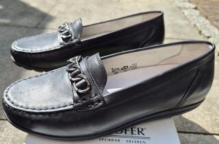 Waldläufer - Damen-Slipper HINA (Weite H) - Memphis/Schwarz