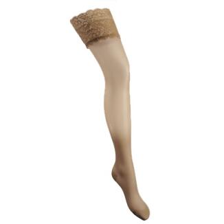 Stützstrümpfe lang Gilofa Basic 70 den Farbe: Kandis