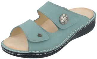 Finn Comfort - Damen-Pantolette MOOREA (Finn-Mellow) - Icegreen/Nubuk