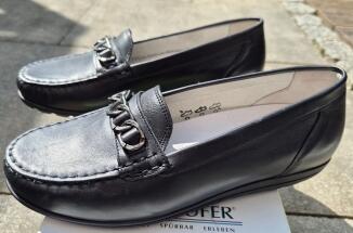 Waldläufer - Damen-Slipper HINA (Weite H) - Memphis/Schwarz