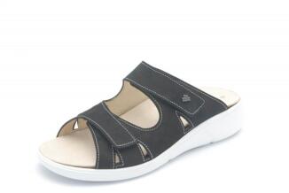 Finn Comfort - Damen-Pantolette PALAU (Classic-Relax) - Schwarz/Nubuk