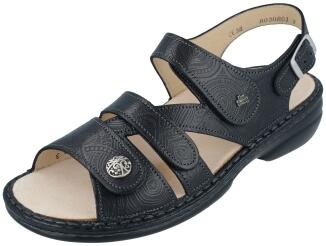 Finn Comfort - Damen-Sandale GOMERA - Schwarz/Arabesque