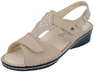 Finn Comfort - Damen-Sandale CALETA - Sesame/Nubuk