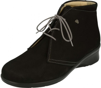 FinnComfort Damen-Schnürstiefel Mostar schwarz