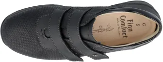 Finn Comfort - Damen-Halbschuh IVREA (Finn-Stretch) - Schwarz/Neronestretch/Nuri/Knautschlack