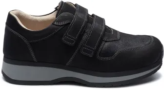 Nimco - Herren-Diabetikerschuhe - Brave Velcro Weite KX / Schwarz