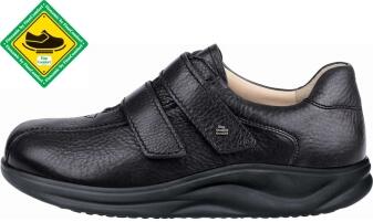 Finn Comfort - Herren-Halbschuh CAMBRIDGE (Finnamic) - Schwarz/Panama