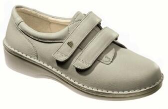 FinnComfort - Prophylaxe Damen-Halbschuh 96102 Klettverschluss creme