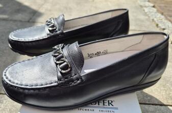 Waldläufer - Damen-Slipper HINA (Weite H) - Memphis/Schwarz