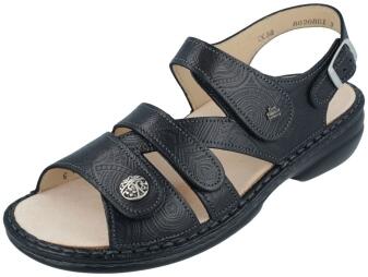 Finn Comfort - Damen-Sandale GOMERA - Schwarz/Arabesque