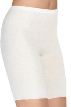 Medima Classic - Damen-Schlüpfer (lang) 40% Angora - Weiß, Haut