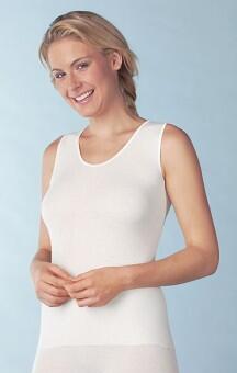 Medima Lingerie Kaschmir/Seide Damen-Hemd ohne Arm