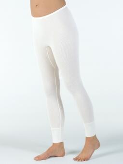 Medima Classic - Hose Unisex (lang) Angora Baumwolle - Weiß