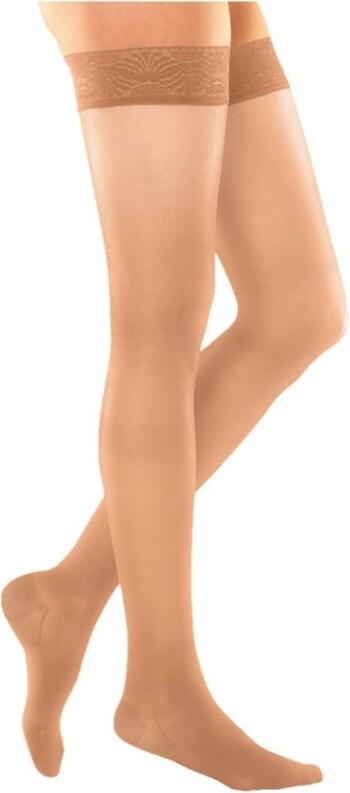 mJ-1 Metropole Kompressionsstrümpfe (Oberschenkel) - Pearl