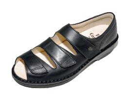 FinnComfort Sandale Ischia schwarz Nappaseda