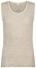 Medima - Alpaka Calyma-Kollektion - Damen-Top ohne Arm AYDA - Natur/Perla/Graumeliert - Farbe Perla