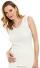 Medima Classic - Damen-Hemd (ohne Arm) 50% Angora - Weiß
