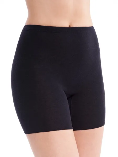 Medima Classic - Damen-Schlüpfer 20% Angora - Weiß, Schwarz