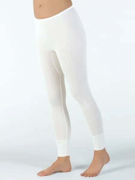 Medima Classic - Hose Unisex (lang) Angora/Baumwolle - Wei&szlig;