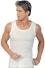 Medima Classic - Herren-Achselhemd 20% Angora - Weiß, Schwarz, Asphalt