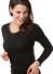 Medima Classic - Damen-Hemd (1/1 Arm) Angora Baumwolle - Asphalt