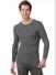 Medima Classic - Herren-Hemd (1/1 Arm) Angora Baumwolle - Asphalt