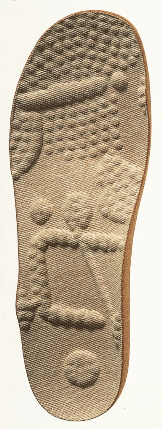 Reflexzonenfussbett des FinnComfort Halbschuh Vaasa