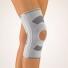 Kniebandage mit Patella-Aussparung silber