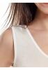 Medima Lingerie Kaschmir/Seide Damen-Hemd ohne Arm  weiß