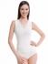 Medima Classic - Damen-Unterhemd (ohne Arm) 20% Angora - Weiß, Schwarz