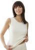 Medima Classic  Damen-Hemd ohne Arm  100%  Angora weiß