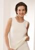 Medima Classic Damen-Hemd ohne Arm 50% Angora weiß