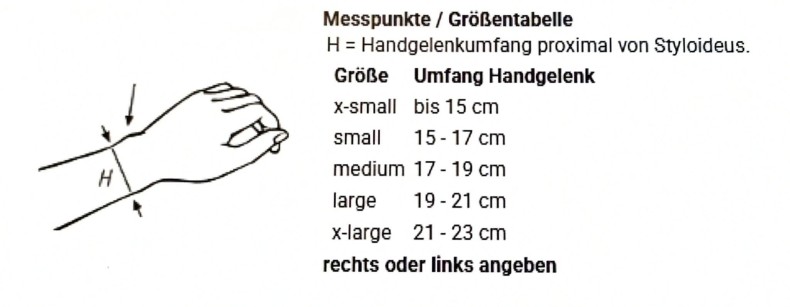 BORT Fingergelenkstütze LINKS (Beige) - X-Small - 23.07.02.1005
